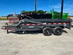 ARC Trailers 14'x83" Telescopic Dump Trailer w/ 2' Sides (BDT) Stock #92755 - Thumbnail 3