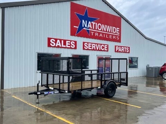 Texas Bragg 12'x77" Landscape Trailer w/ 2' Sides & 4' Gate (L1)