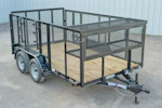 Texas Bragg 12'x83" Landscape Trailer w/ 4' Sides & 4' Gate (L2) Stock #89864 - Thumbnail 1