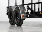 PJ Trailers 14'x83" Tandem Axle Channel Utility Trailer w/ Fold-In Gate (UL) Stock #92925 - Thumbnail 8