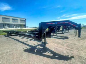 AT Trailers 40'x96" Gooseneck Pipe Hauler Trailer w/ Singles (SP)