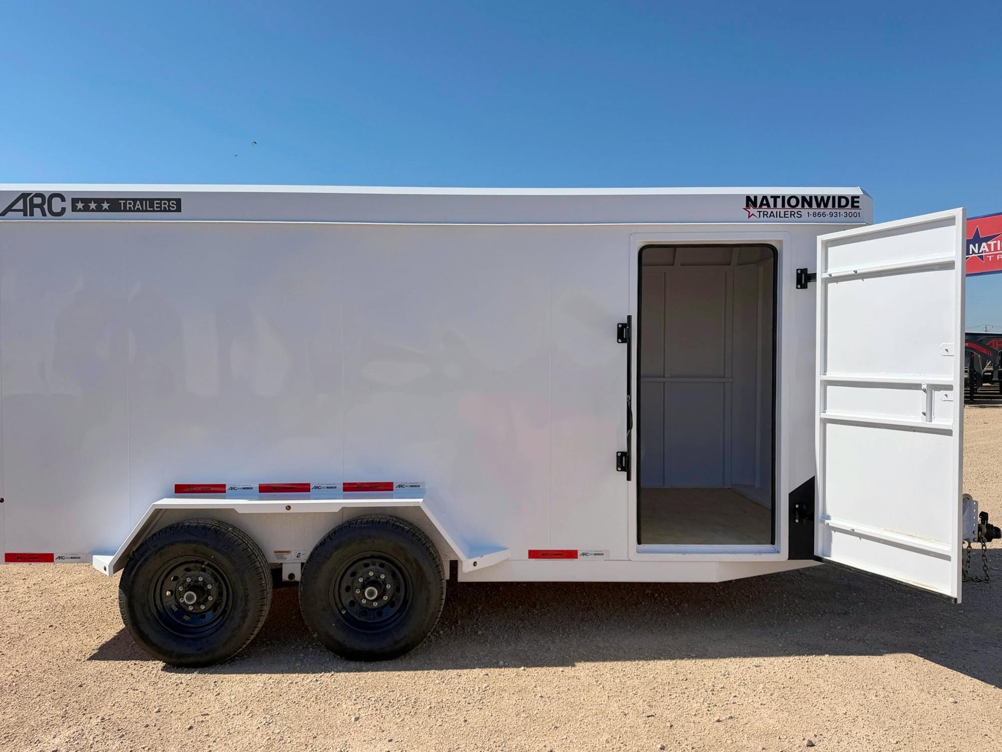 ARC Trailers ARC BCS 6'6" × 16' Steel Enclosed Cargo Trailer