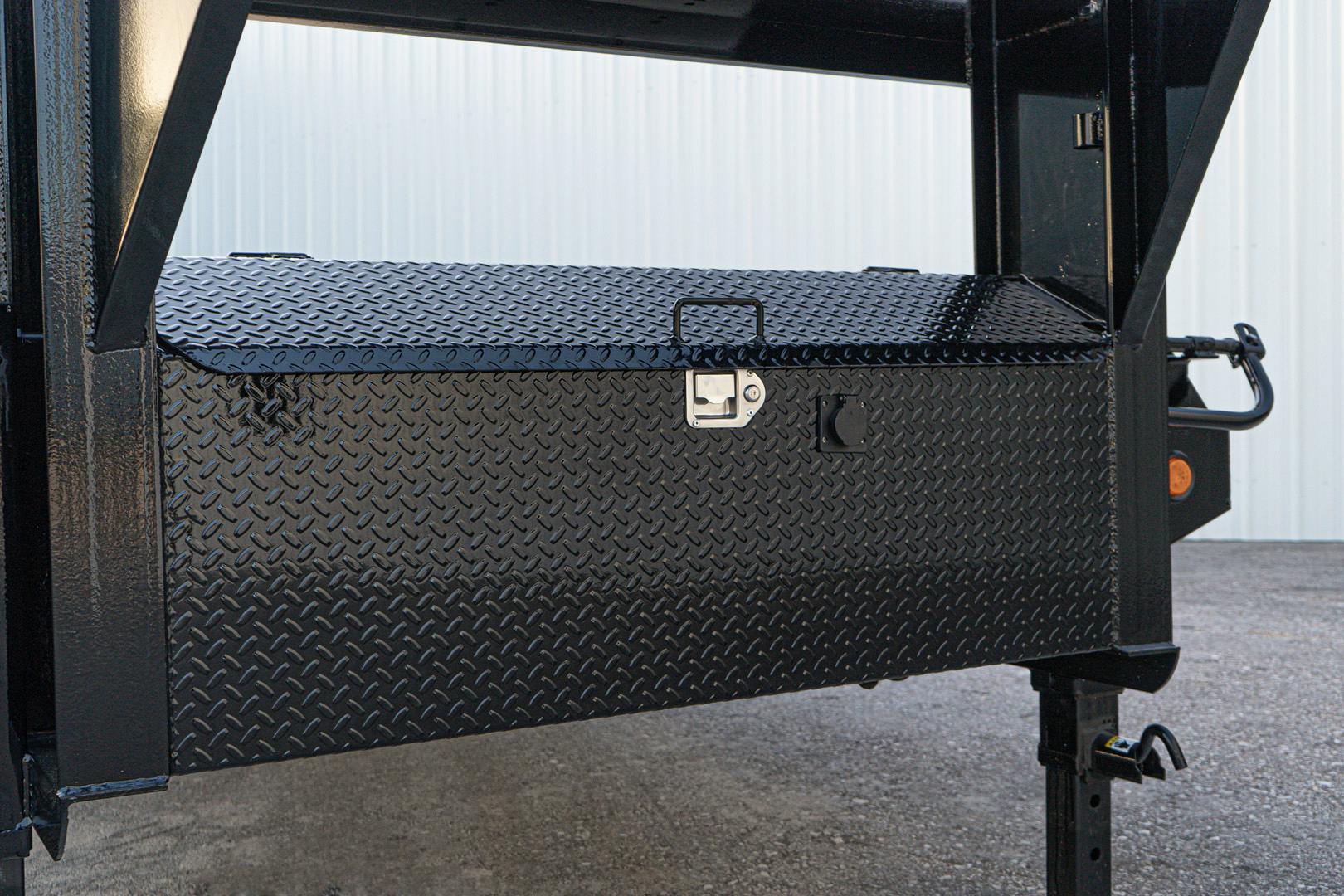 PJ Trailers 26'x102" Gooseneck Deckover Power Tilt Trailer (T8)