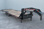 PJ Trailers 26'x102" Gooseneck Deckover Power Tilt Trailer (T8) Stock #90642 - Thumbnail 2