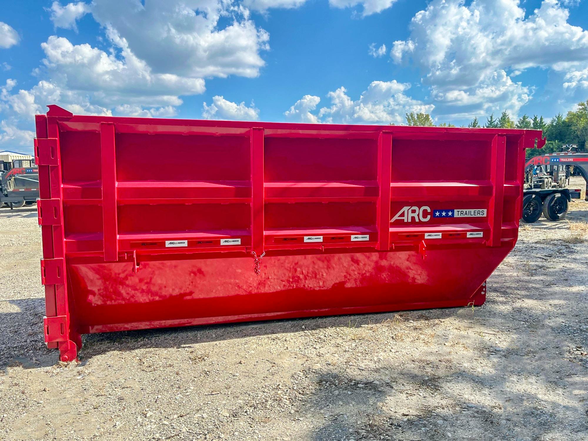 ARC Trailers 14' 20YD Steel Dumpster Bin w/ 6' Sides