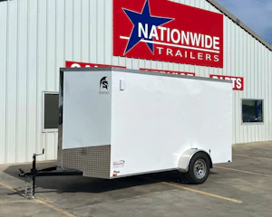 Spartan 6'x12' Enclosed Cargo Trailer w/ Rear Ramp Door (C1)