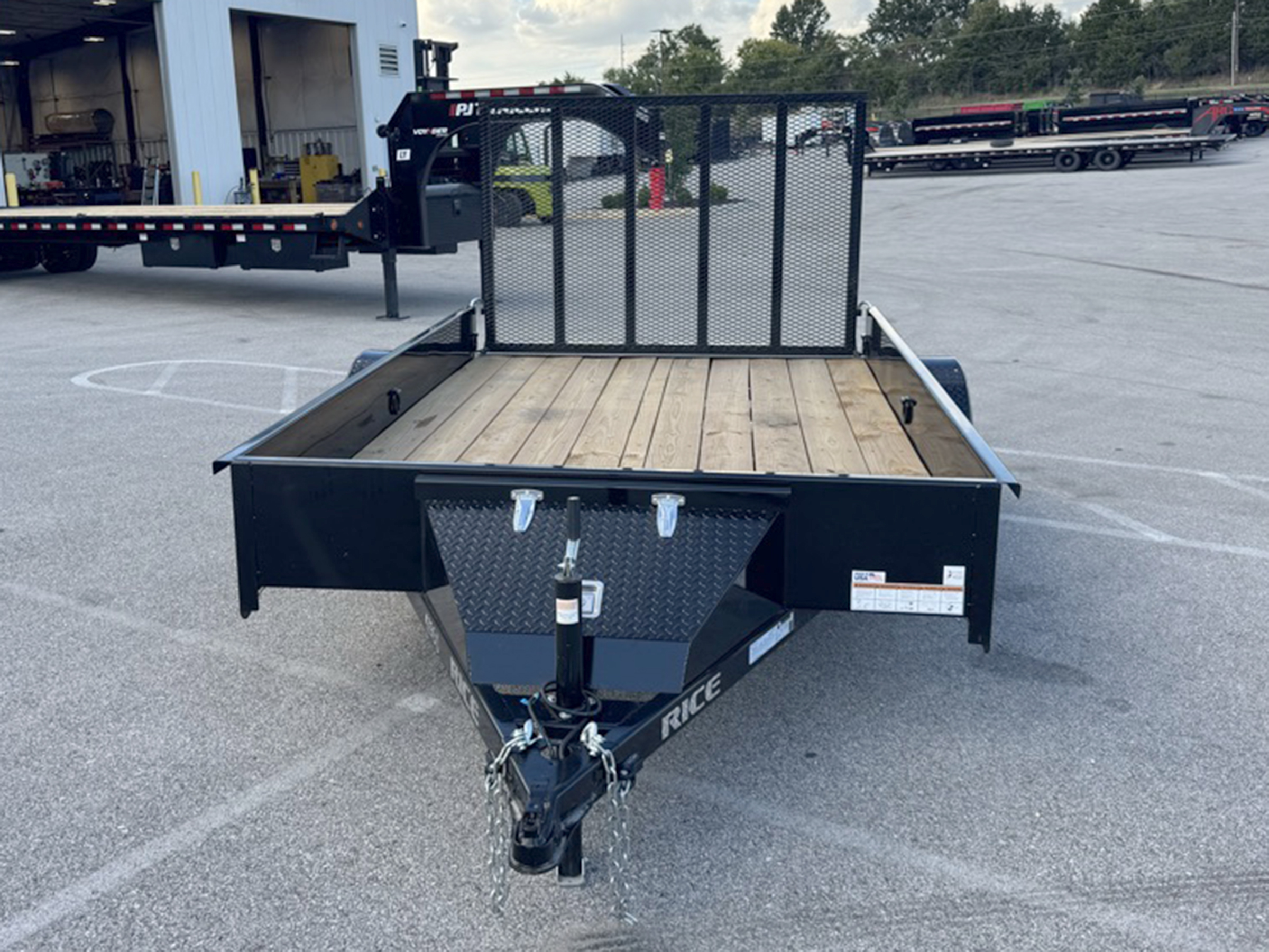 Rice 10'x77" Utility Trailer w/ 4' Ramp Gate (SST7610)