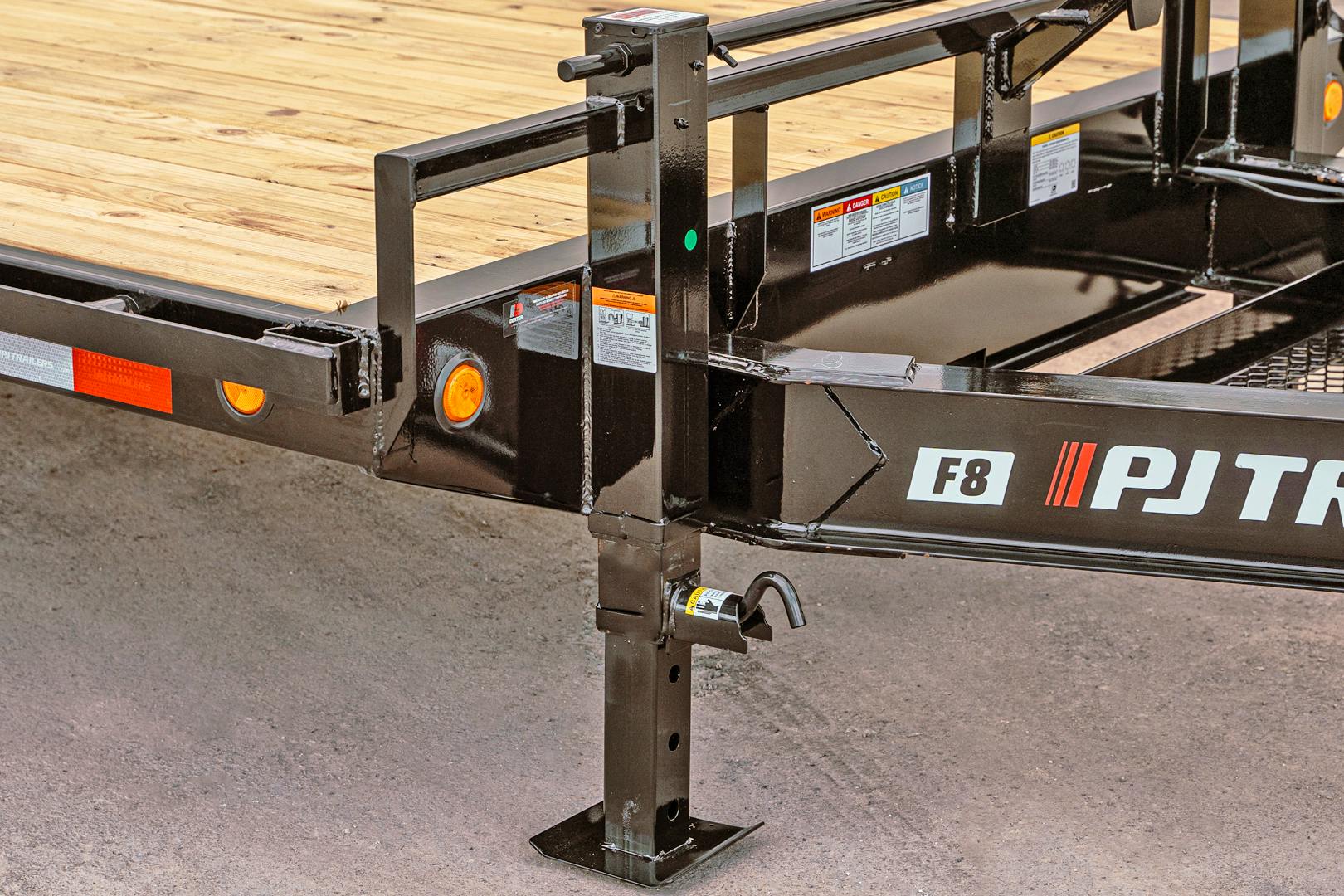 PJ Trailers 24'x102" 8" I-Beam Deckover Flatbed Trailer (F8)