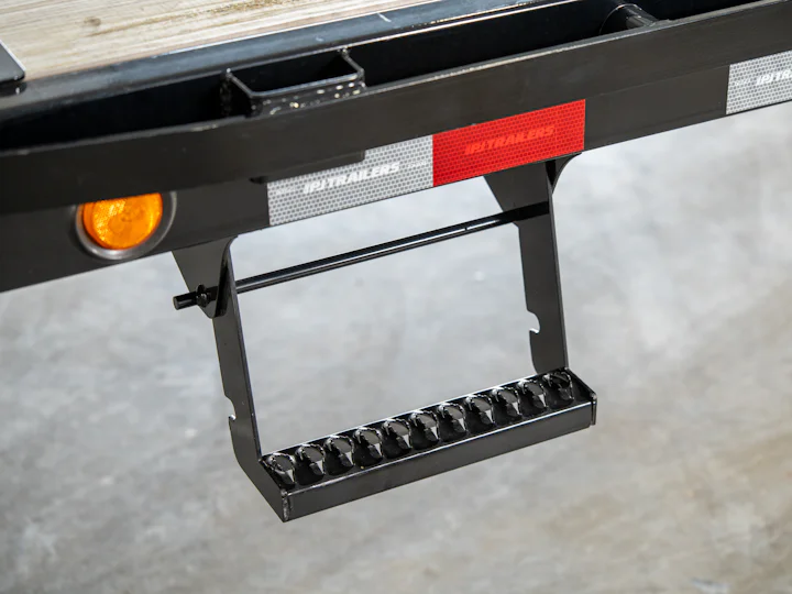 PJ Trailers Low-Pro Flatdeck With 7K Singles, studio view 10