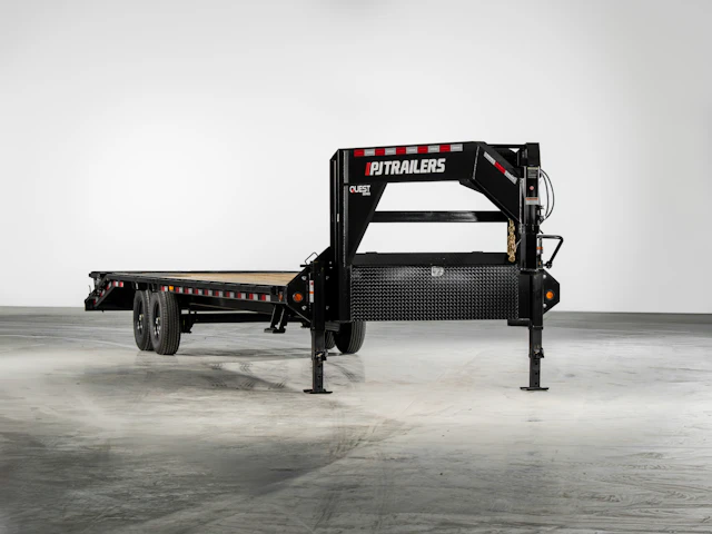 PJ Trailers 32'x102" Gooseneck Flatbed Quest Series (LQ)