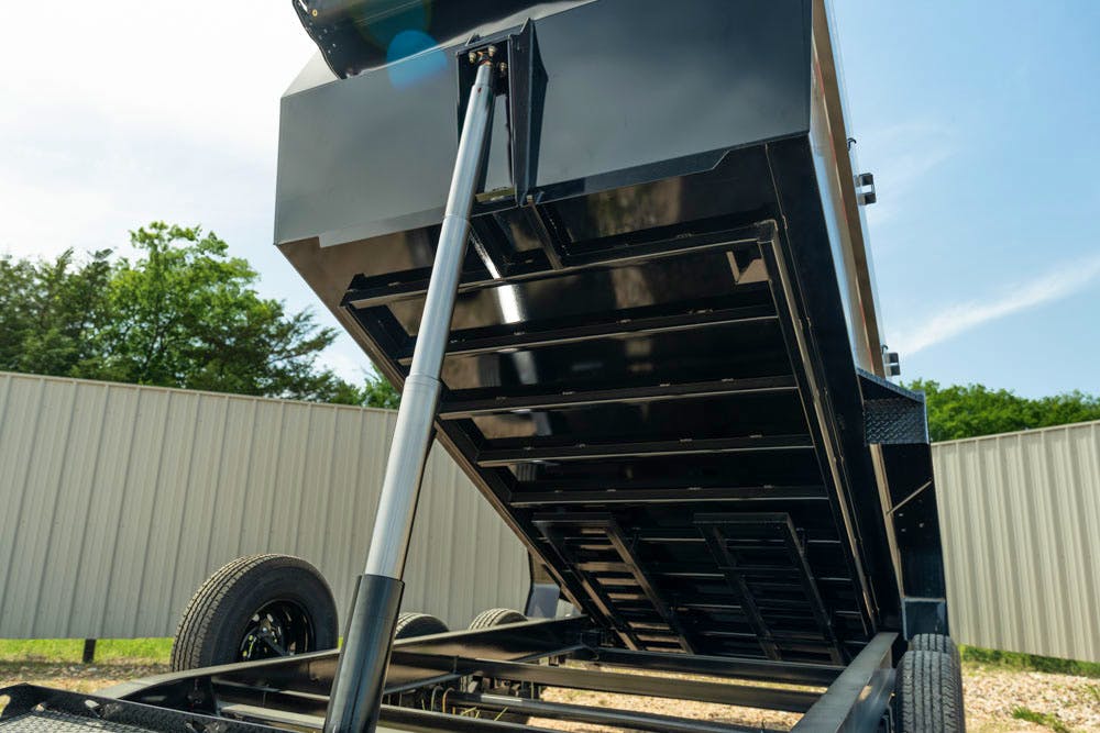 PJ Trailers 14'x83" Telescopic Dump Trailer w/ 4' Sides (DT)