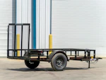 Texas Bragg 10'x60" Utility Trailer w/ 4' Gate (U1) Stock #84439 - Thumbnail 2