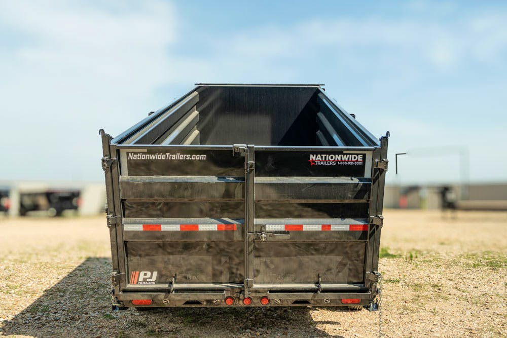 PJ Trailers 14'x83" Telescopic Dump Trailer w/ 4' Sides (DT)