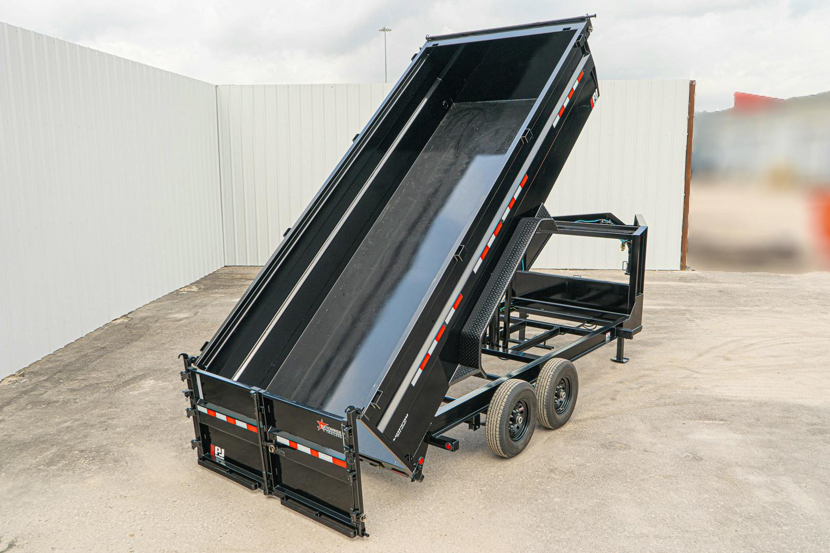 PJ Trailers 16'x83" Low Pro High Side Dump Trailer w/ 3' Sides (DM)