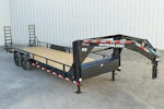 PJ Trailers 24'x83" Gooseneck 6" Channel Equipment Trailer (CC) Stock #CCS2472BSBK-SR22 - Thumbnail 1