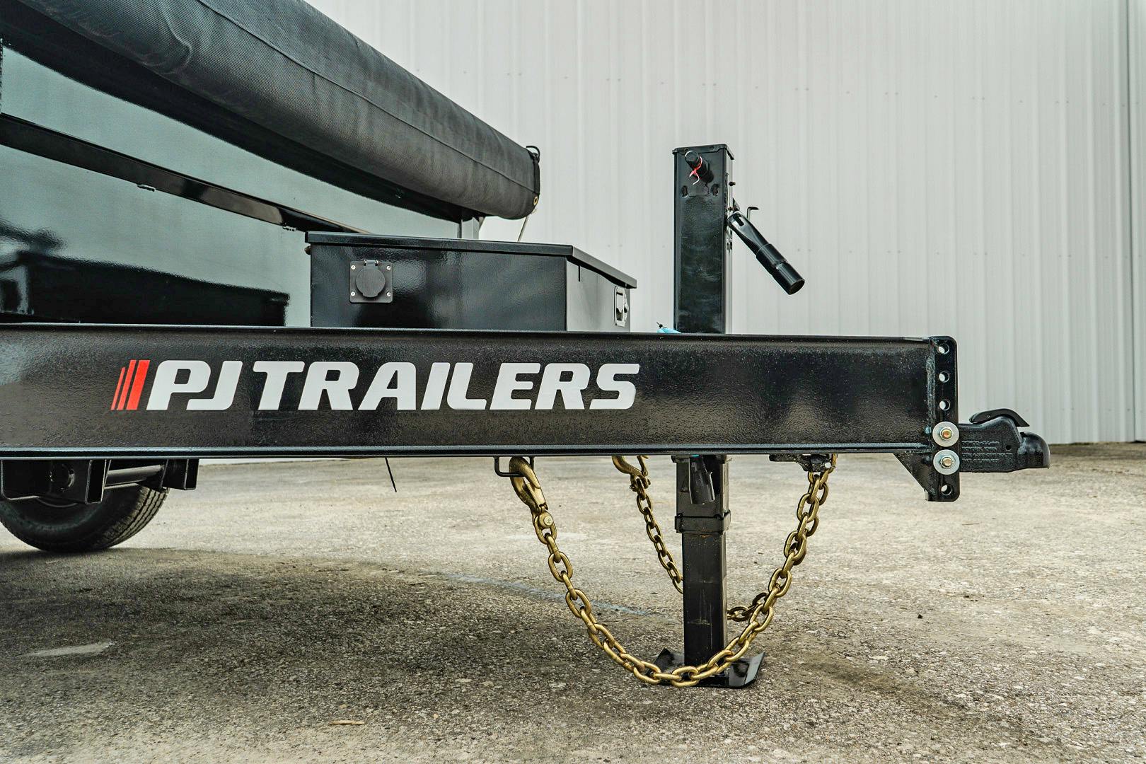 PJ Trailers 12'x83" Low Pro Dump Trailer w/ 2' Sides (DL)