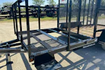 Texas Bragg 18'x83" Porta Potty Trash Trailer w/ Tandem Axle (ST) Stock #90894 - Thumbnail 5