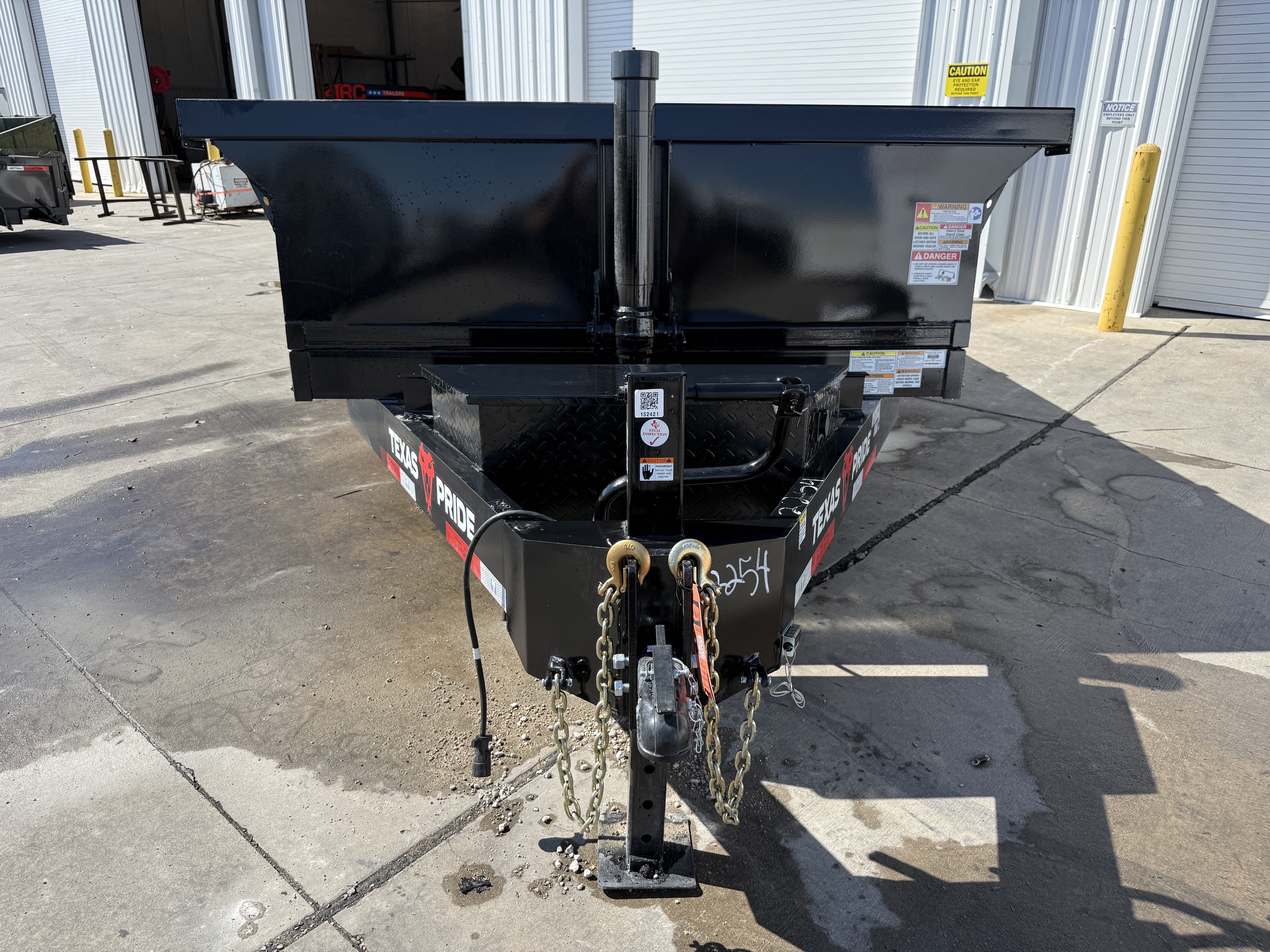 Texas Pride 14'x83" Telescopic Dump Trailer w/ 24" Sides & Rear Barn Doors