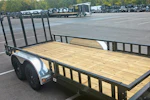 PJ Trailers 16'x77" Tandem Axle 4" Channel Utility Trailer (UK) Stock #89808 - Thumbnail 3