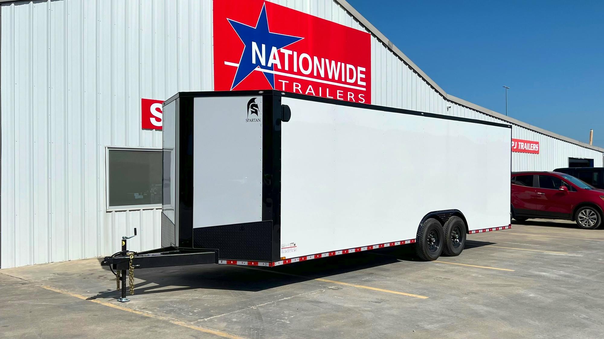 Spartan 8.5'x24' Enclosed Cargo Trailer w/ Rear Ramp Door (C2) - Stock #spartan-8-5x24-bp5b-272b-78bm-s-rrd-wt-sd36-7-blop-ps - Image 1 of 7