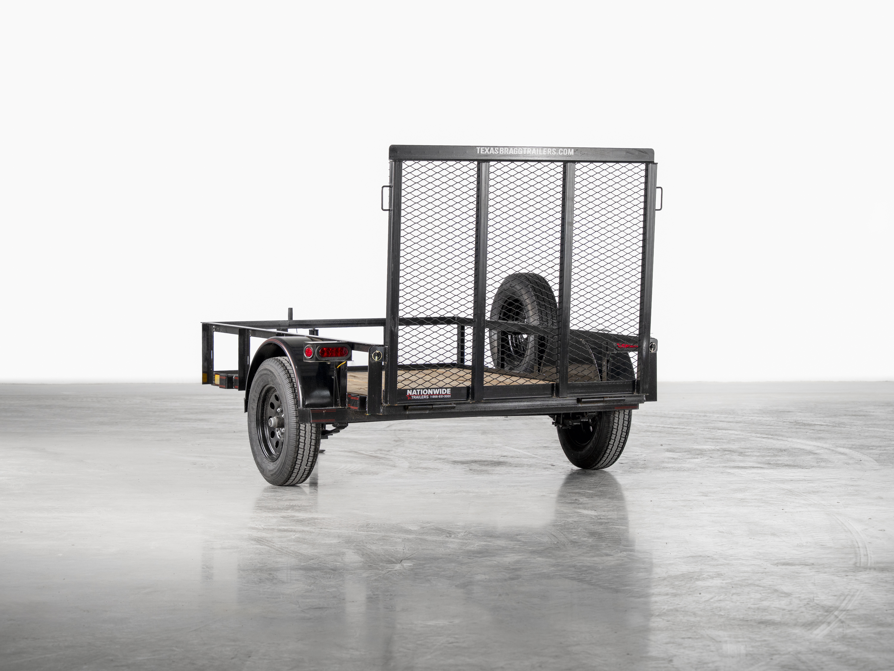 Texas Bragg 8'x60" Utility Trailer w/ 4' Gate (U1)