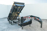 PJ Trailers 16'x83" Gooseneck Low Pro Dump Trailer w/ 2' Sides (DL) Stock #DLS1672BSSK - Thumbnail 1