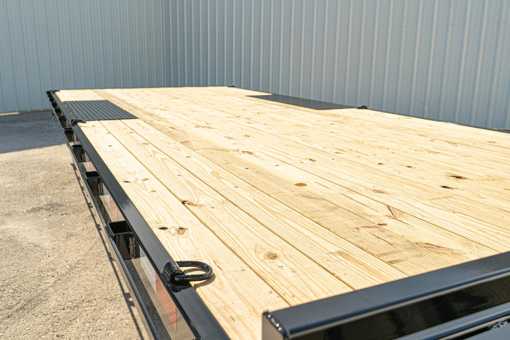 PJ Trailers 20'x101" Med. Duty 6" Channel Deckover Flatbed Trailer (L6)