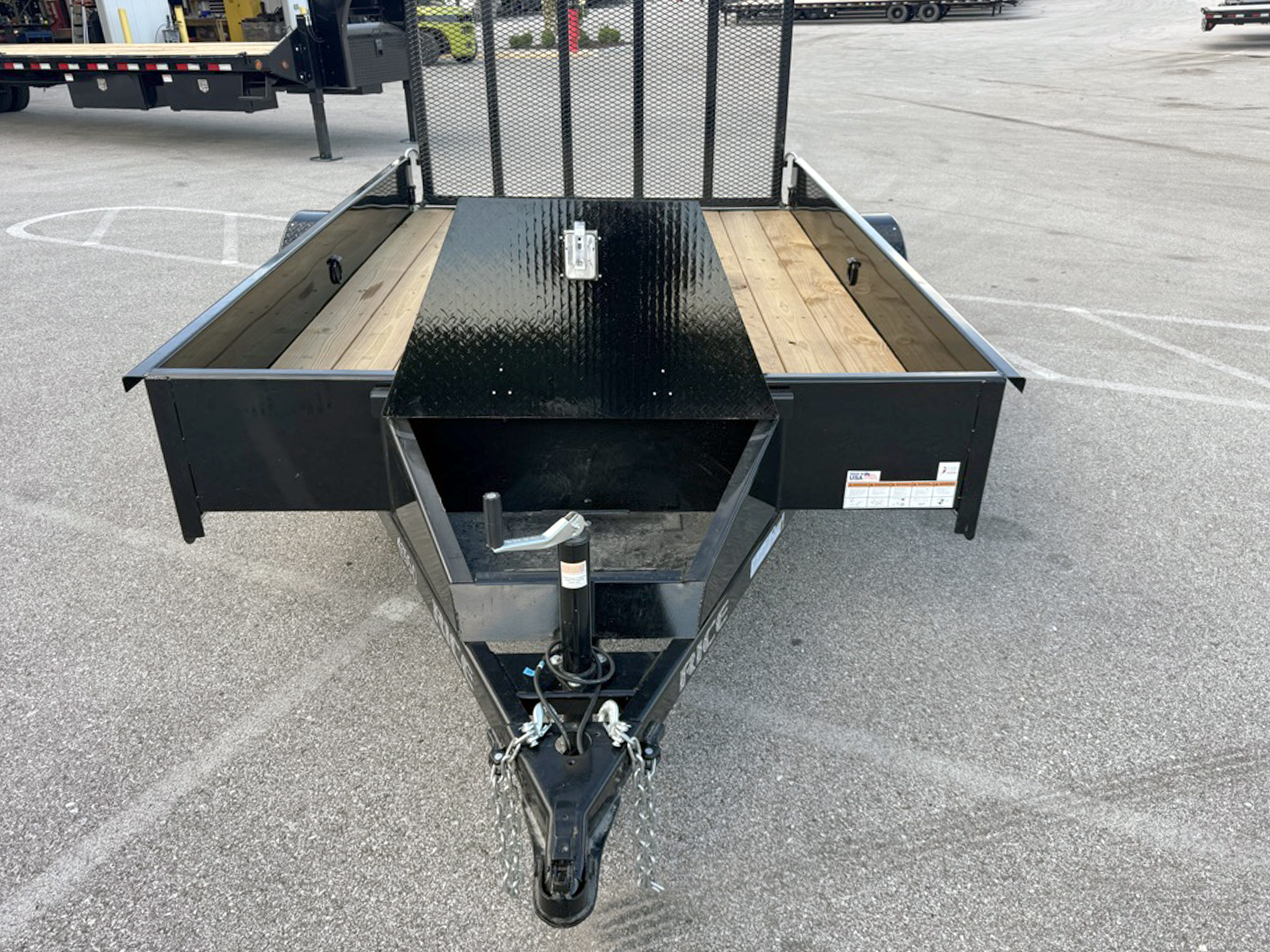 Rice 10'x77" Utility Trailer w/ 4' Ramp Gate (SST7610)
