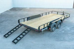 PJ Trailers 16'x83" Tandem Axle Channel Utility Trailer w/ Slide-In Ramps (UL) Stock #92161 - Thumbnail 6