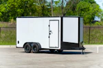 Spartan 7'x16' Enclosed Cargo Trailer w/ Rear Ramp Door (C2) Stock #7X16,BP5B,232B,354B,S,RRD,WT,SD36,7',BLOP,PLY,PF - Thumbnail 1