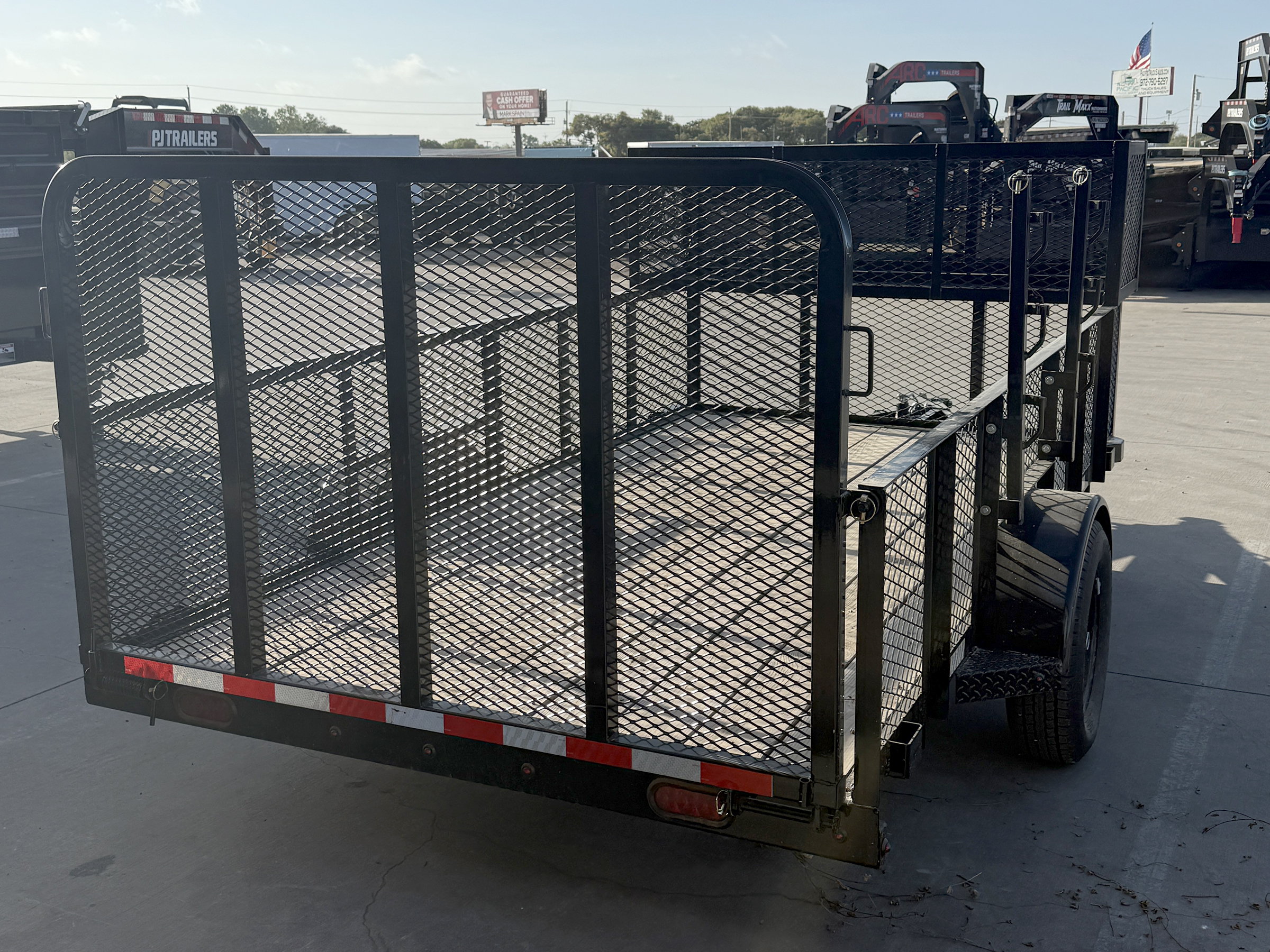 X-ON 12'x77" Landscape Trailer w/ 4' Ramp Gate (X-ON,LS,12X77)