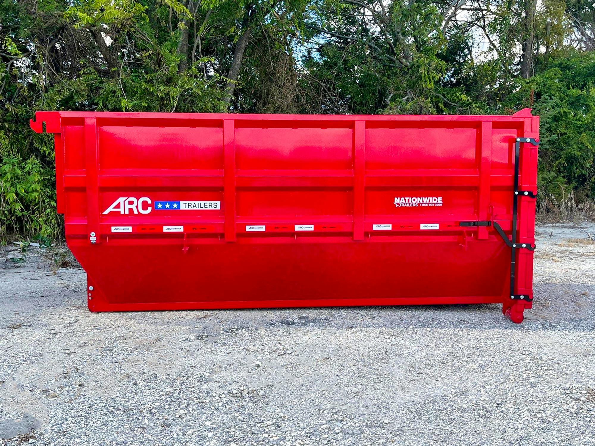 ARC Trailers 14' 20YD Steel Dumpster Bin w/ 6' Sides