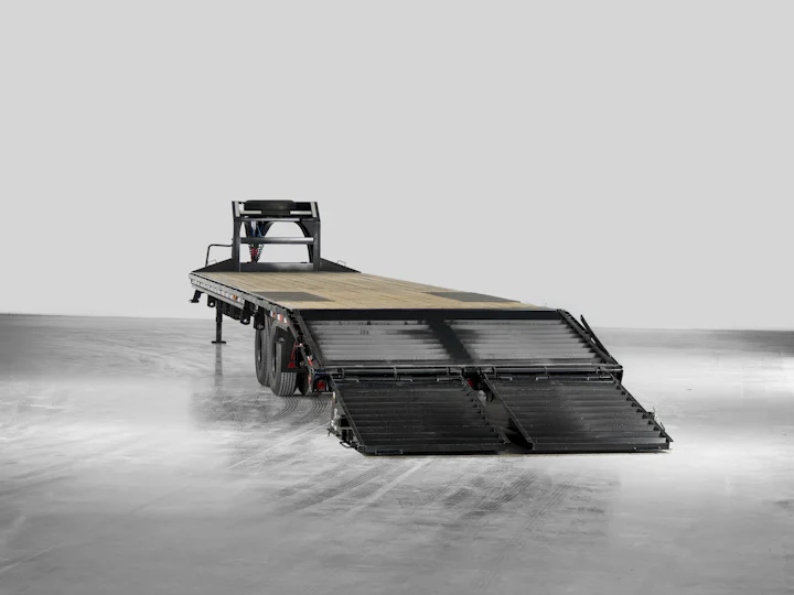 PJ Trailers Classic Flatdeck With Duals, studio view 17