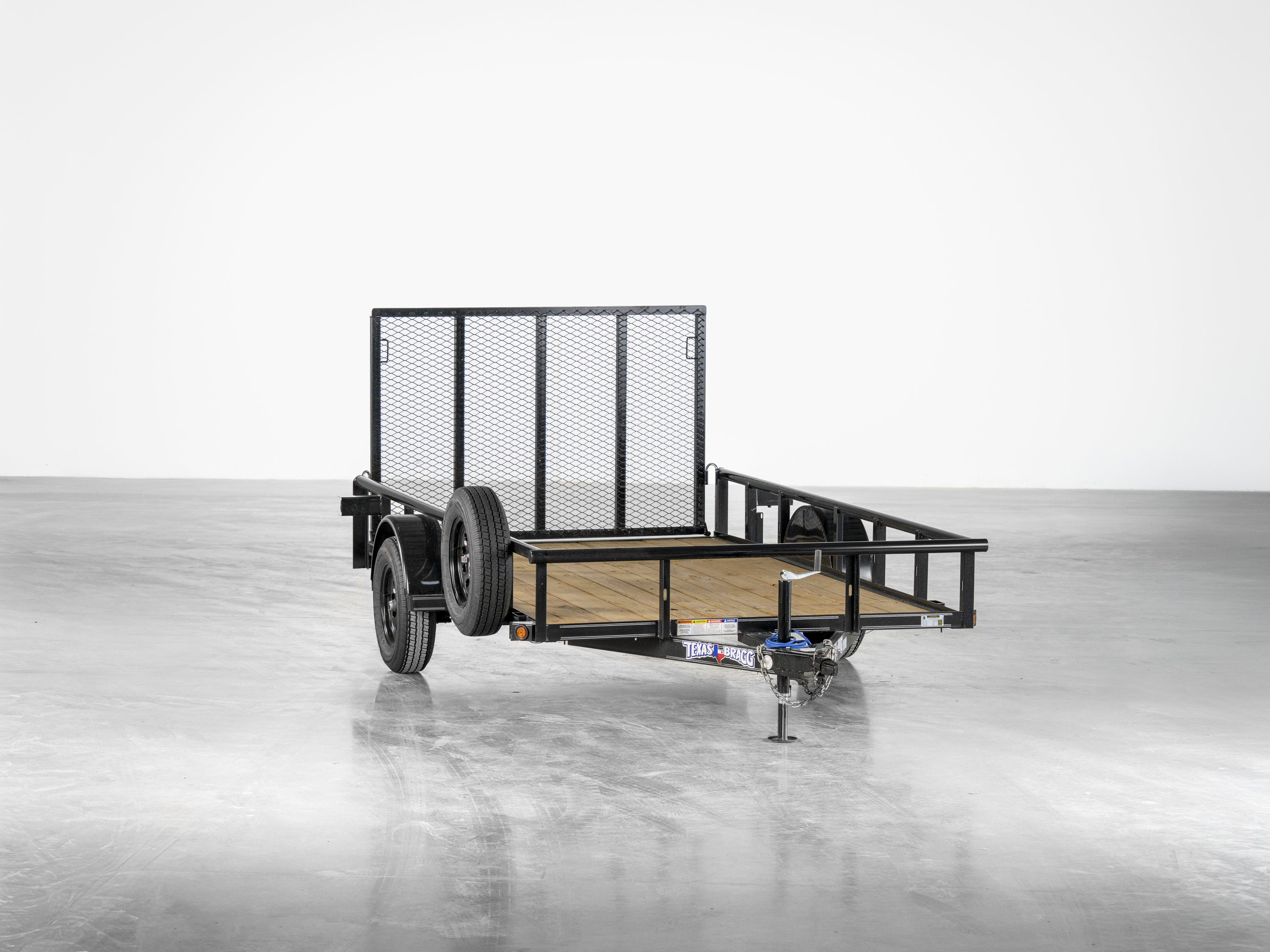 Texas Bragg 12'x77" Utility Trailer w/ 4' Gate (U2)