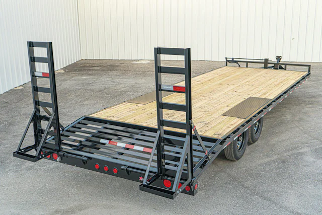 PJ Trailers 24'x102" 8" I-Beam Deckover Flatbed Trailer (F8)
