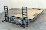 PJ Trailers 24'x102" 8" I-Beam Deckover Flatbed Trailer (F8) Stock #71645 - Thumbnail 2