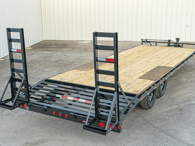 PJ Trailers 24'x102" 8" I-Beam Deckover Flatbed Trailer (F8)