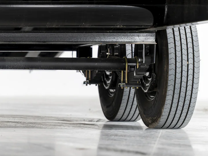 PJ Trailers Low-Pro Flatdeck With 8K Singles, studio view 11