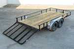 PJ Trailers 14'x83" Tandem Axle 4" Channel Utility Trailer (UL) Stock #89816 - Thumbnail 7