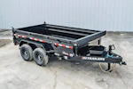 PJ Trailers 12'x83" Low Pro Dump Trailer w/ 2' Sides (DL) Stock #DLJ1272BSSK - Thumbnail 2
