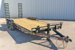 LoneStar 20'x83" Equipment Trailer w/ Stand-Up Ramps Stock #90604 - Thumbnail 1