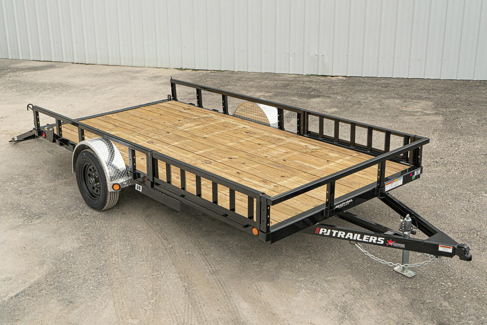 PJ U8 Utility Trailer Stock #U8 - Thumbnail 2