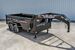 PJ Trailers 14'x83" Low Pro High Side Dump Trailer w/ 3' Sides (DM) Stock #90865 - Thumbnail 2