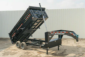 PJ Trailers 16'x83" Gooseneck Telescopic Dump Trailer w/ 4' Sides (DT)