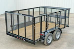 Texas Bragg 12'x83" Landscape Trailer w/ 4' Sides & 4' Gate (L2) Stock #89864 - Thumbnail 4