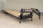 PJ Trailers 40'x102" 18k Gooseneck Flatbed Trailer w/ Singles (LX) Stock #92122 - Thumbnail 1