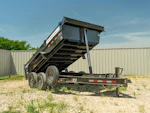 PJ Trailers 14'x83" Telescopic Dump Trailer w/ 2' Sides (DT) Stock #pj-dt1j1472bssk - Thumbnail 1