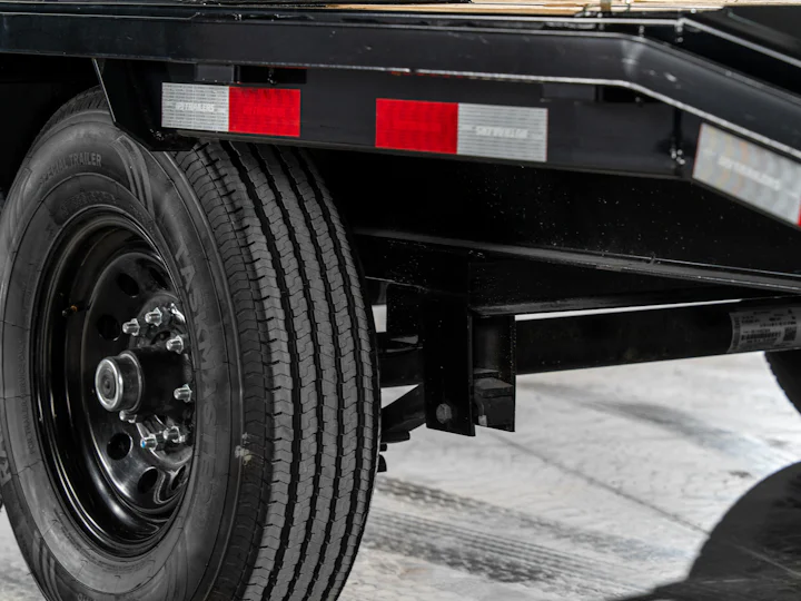 PJ Trailers Quest Flatdeck With Singles, studio view 25