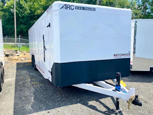 ARC Trailers 7'10"X20' Steel Enclosed Cargo Trailer w/ Rear Ramp Door (BCS)