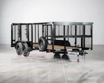 Texas Bragg 16'x83" Landscape Trailer w/ 4' Sides & 4' Gate (L2) Stock #texas-bragg-16x83-bp2b-231b-355b-s-s4g-bk-smt-4ex-lst-wer - Thumbnail 5